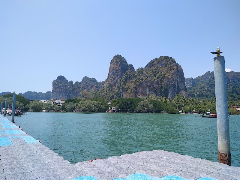 Railay Beach Pier — Landmark — Krabi and Phang Nga Andaman Coast — Thailand