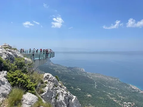 Biokovo Skywalk by timed vehicle entry or authorized transfer — Mountain viewpoint — Adriatic Coastal Highway — Croatia