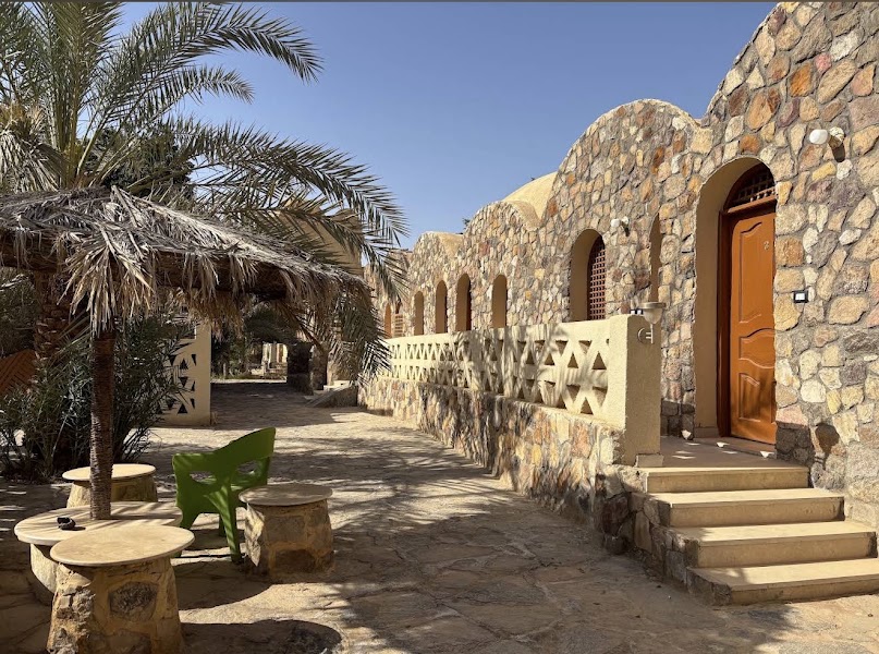 Ahmed Safari Camp restaurant — Bahariya lodge dining — White Desert and Bahariya Oasis — Egypt