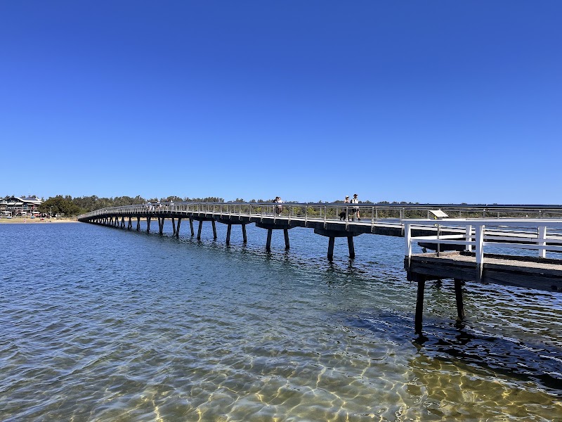Lakes Entrance foreshore and footbridge — Coastal walk — Melbourne to Sydney — Australia
