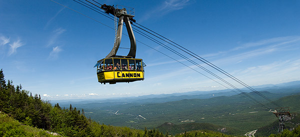 Cannon Mountain Aerial Tramway — Scenic Viewpoint — Kancamagus Highway and Franconia Notch — United States