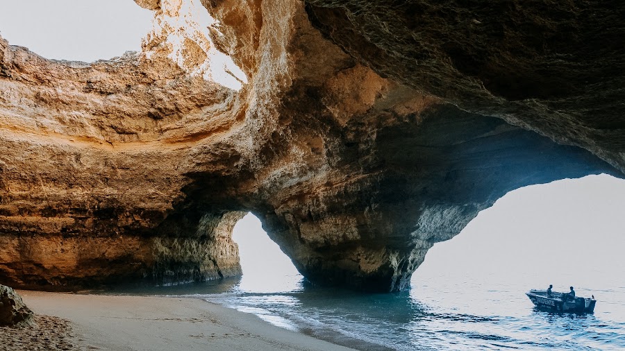 Licensed Benagil cave boat tour — Marine tour — Algarve Coastal Drive — Portugal