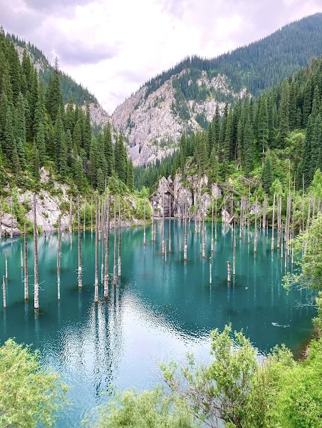 Kaindy Lake — Nature — Almaty to Charyn Canyon and Kolsai Lakes — Kazakhstan