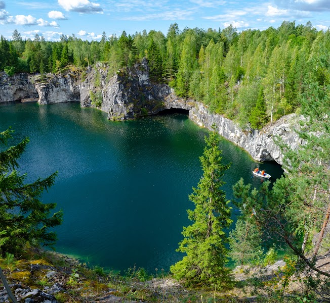 Ruskeala Marble Canyon
