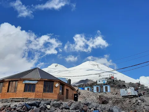 Mount Elbrus — Nature — North Caucasus Mountain Road — Russia