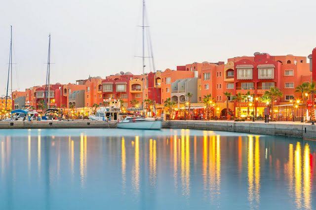 Hurghada Marina — promenade — Hurghada to Marsa Alam Red Sea Coast — Egypt