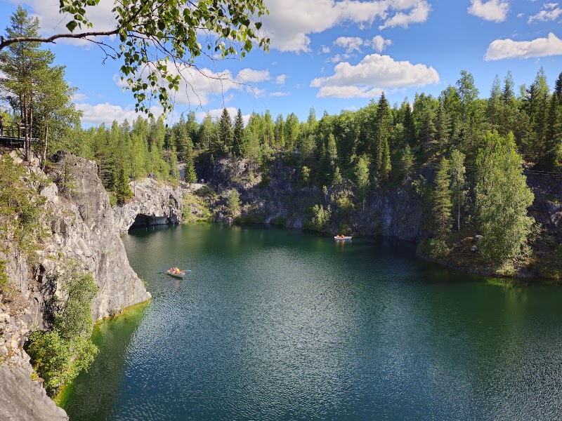 Ruskeala Mountain Park — Quarry park — Karelian White Nights — Russia