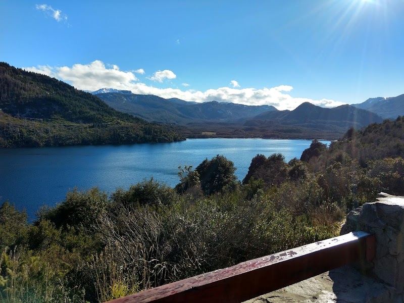Lake Machónico signed viewpoint — Scenic stop — Bariloche Extension to the Route of the Seven Lakes — Argentina