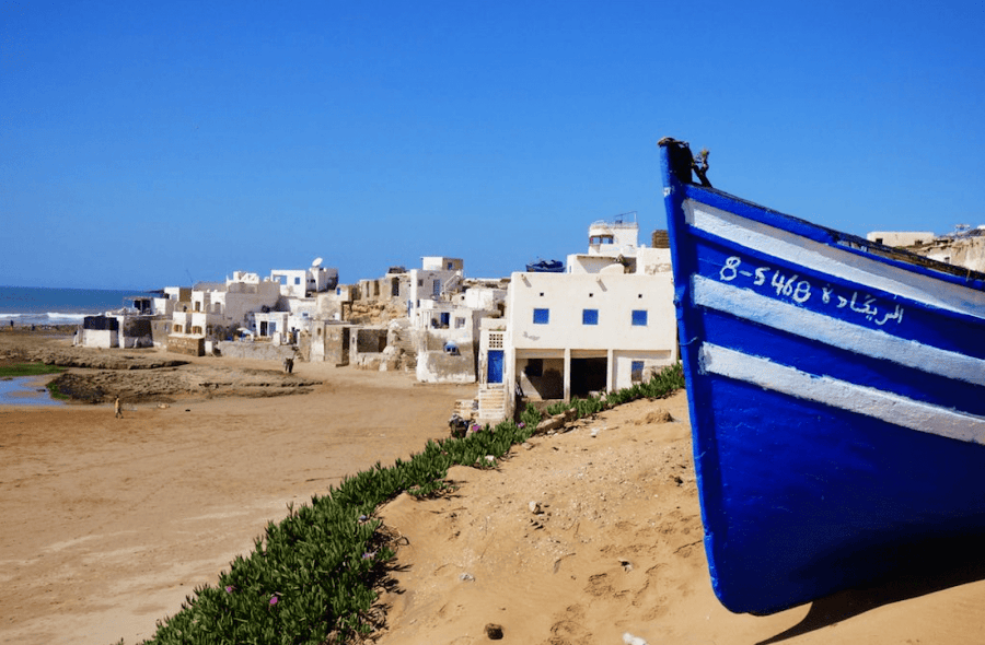 Explore the fishing village of Tifnit — village, coastal scenery — Essaouira to Agadir Atlantic Coast — Morocco
