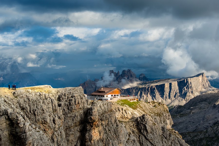 Falzarego / Lagazuoi First World War landscape — Historic mountain site — The Dolomites — Italy