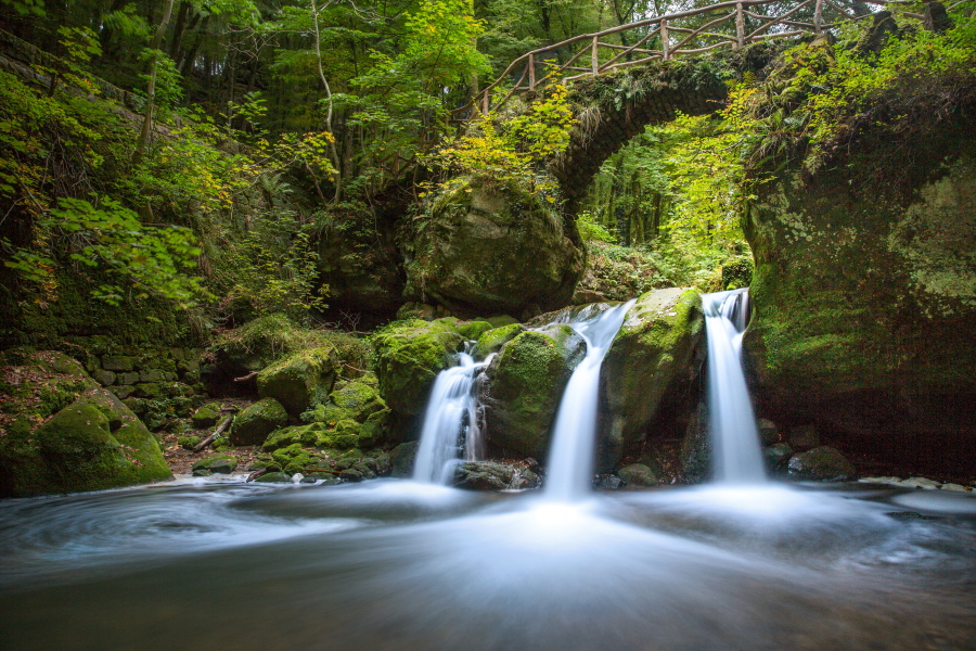 Schiessentümpel Waterfall — Landmark — Mullerthal Little Switzerland — Luxembourg
