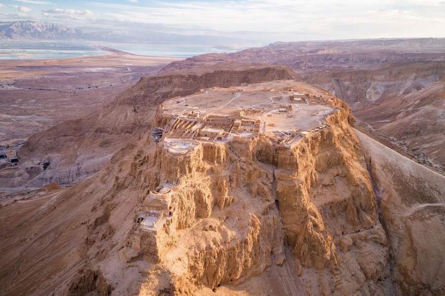 Masada and Mitzpe Ramon — Landmark — Jerusalem to Acre via Dead Sea, Negev and Galilee — Israel and West Bank