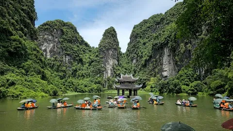 Trang An boat route — UNESCO landscape — Ho Chi Minh Road — Vietnam