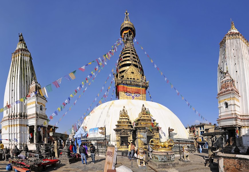 Swayambhunath — Stupa — Kathmandu to Pokhara via Manakamana and Bandipur — Nepal