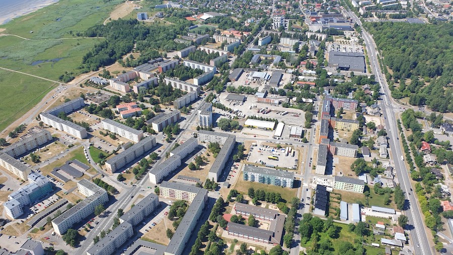 Pärnu old town and beach promenade — Coastal town — Baltic Capitals and Coast — Estonia