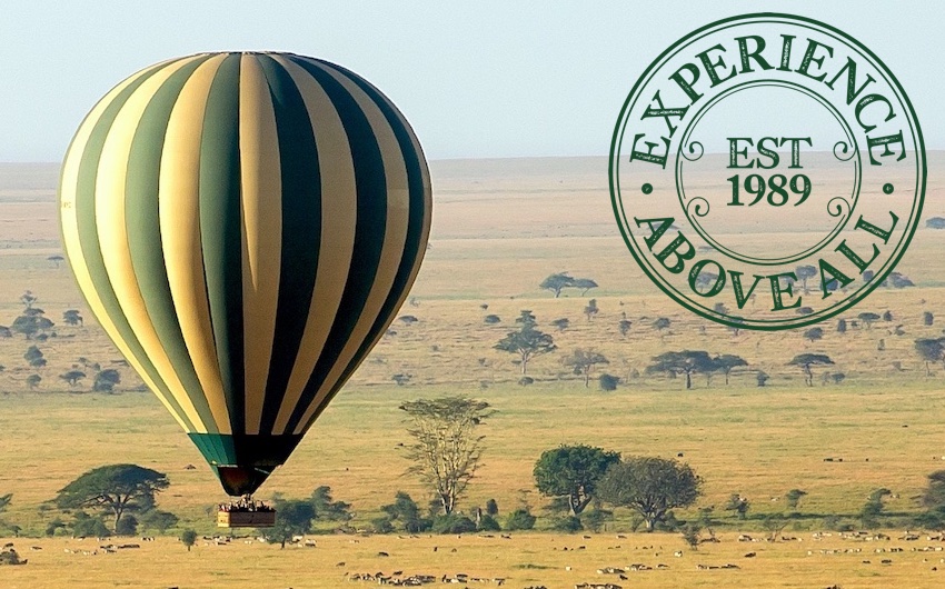 Hot-air balloon safari, Seronera — optional activity — Tanzania Northern Safari Circuit — Tanzania