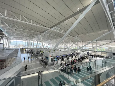 Fukuoka Airport — Departure — Kyushu Volcano Route — Japan