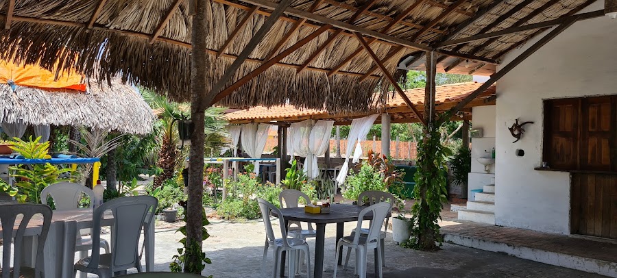 Booked Santo Amaro lodging meals — Lodge dining — Lençóis Maranhenses — Brazil