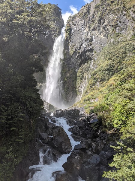 Devils Punchbowl Walking Track — Conditional waterfall walk — Arthur's Pass — New Zealand