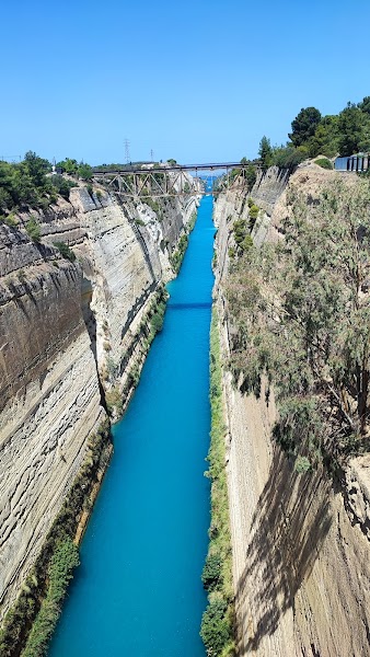 Corinth Canal — Departure — Peloponnese Coastal Loop — Greece