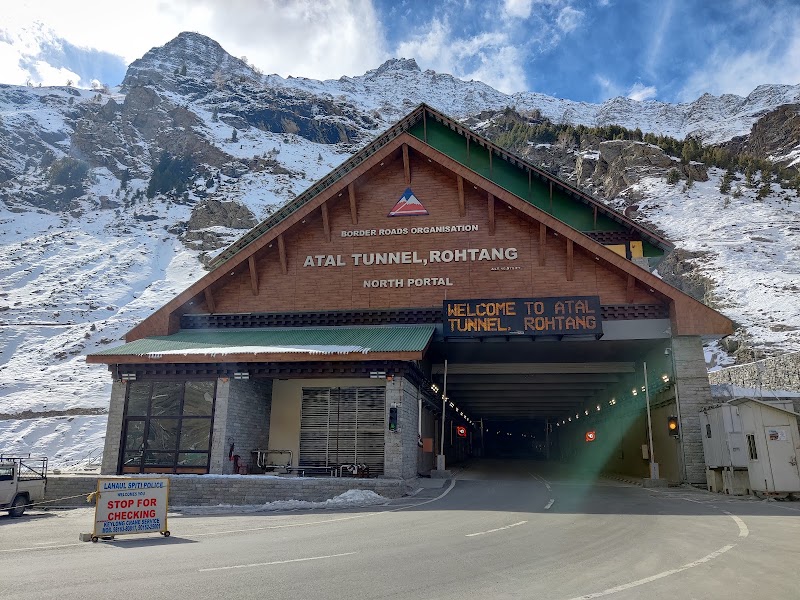 Atal Tunnel transit — Mountain engineering — Leh–Manali Highway — India