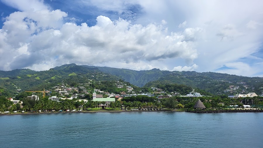 Papeete — Departure — Tahiti Island Circle Road — French Polynesia