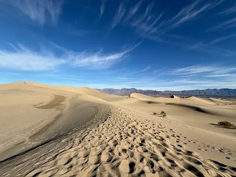 Mesquite Flat Dunes — Nature — Las Vegas to Stovepipe Wells via Death Valley — United States