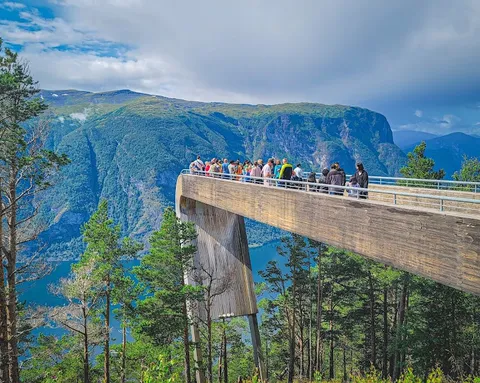Stegastein Viewpoint — Nature — Norwegian West Coast — Norway