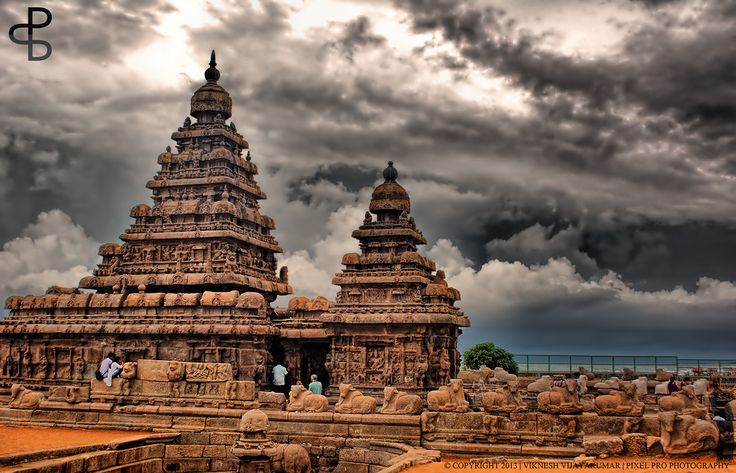 Shore Temple — World Heritage site — Tamil Nadu Temple Route: Chennai to Madurai — India