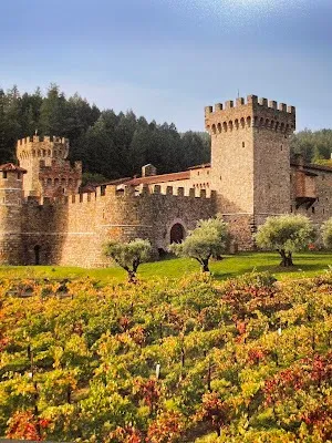 Castello di Amorosa — Historic Site — Napa Valley Wine Road — United States