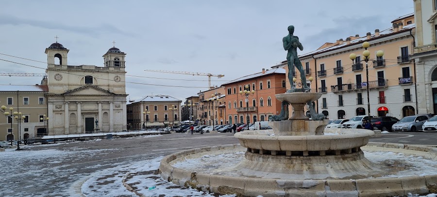 L'Aquila historic centre — City heritage — Abruzzo Highlands — Italy