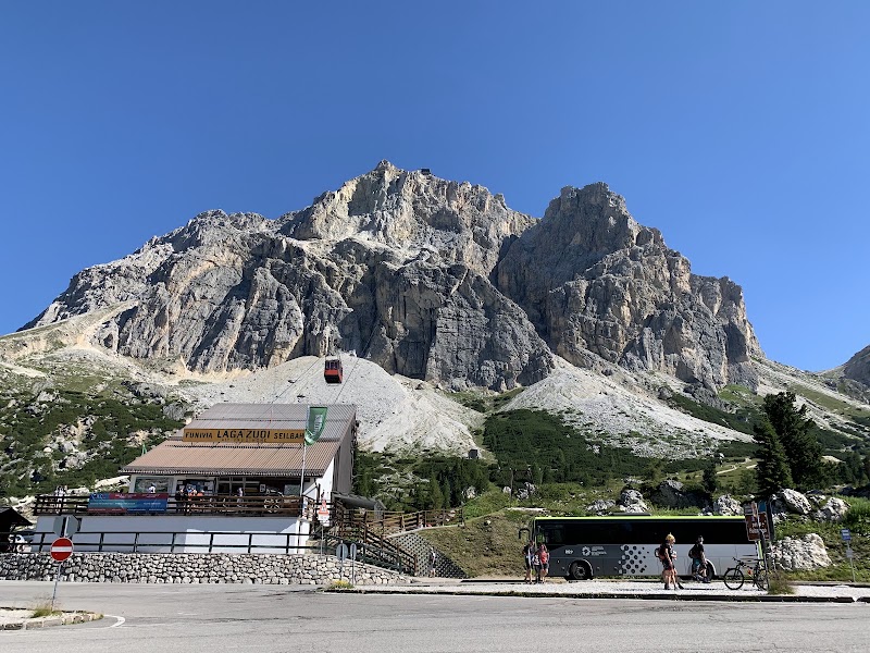 Arabba and Passo Falzarego — Historic mountain road — The Dolomites — Italy