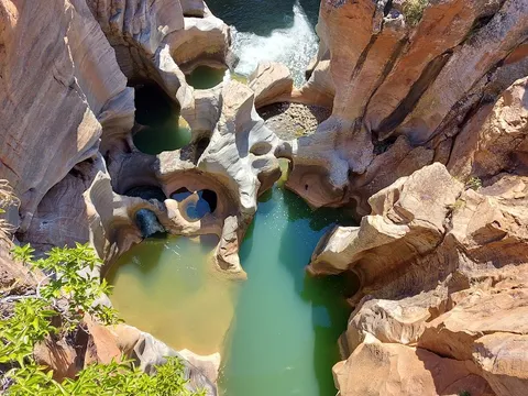 Bourke's Luck Potholes — Nature — Panorama Route — South Africa