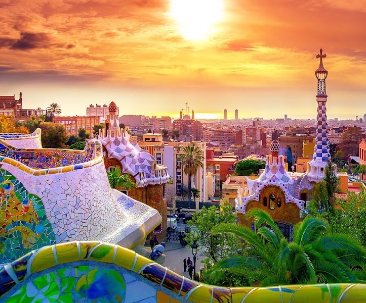 Prebooked Park Güell — Timed Gaudí site — Mediterranean Meander — Spain