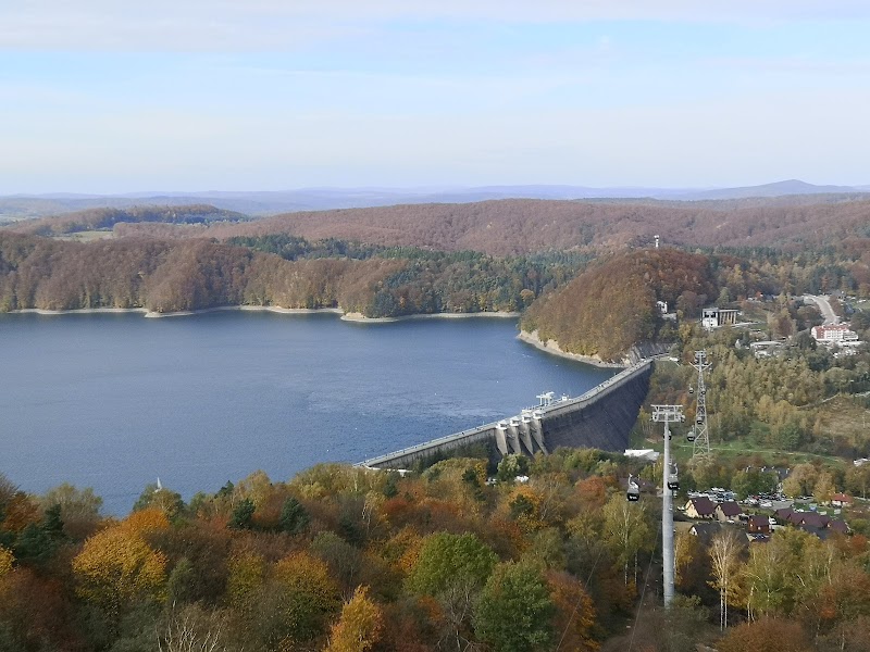 Ride the Solina cable car — scenic ride — Bieszczady Mountains Polish Wilderness — Польша